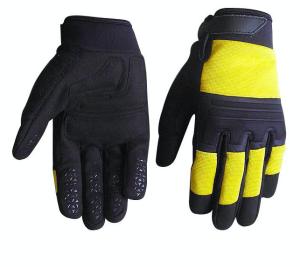 Quality Non Slip Oil Proof Mechanics Gloves High Durability Good Abrasion Resistance wholesale