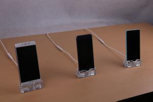 Quality COMER desktop charger stand With 4 Ports Charger Display for Mobile phone retail stores wholesale