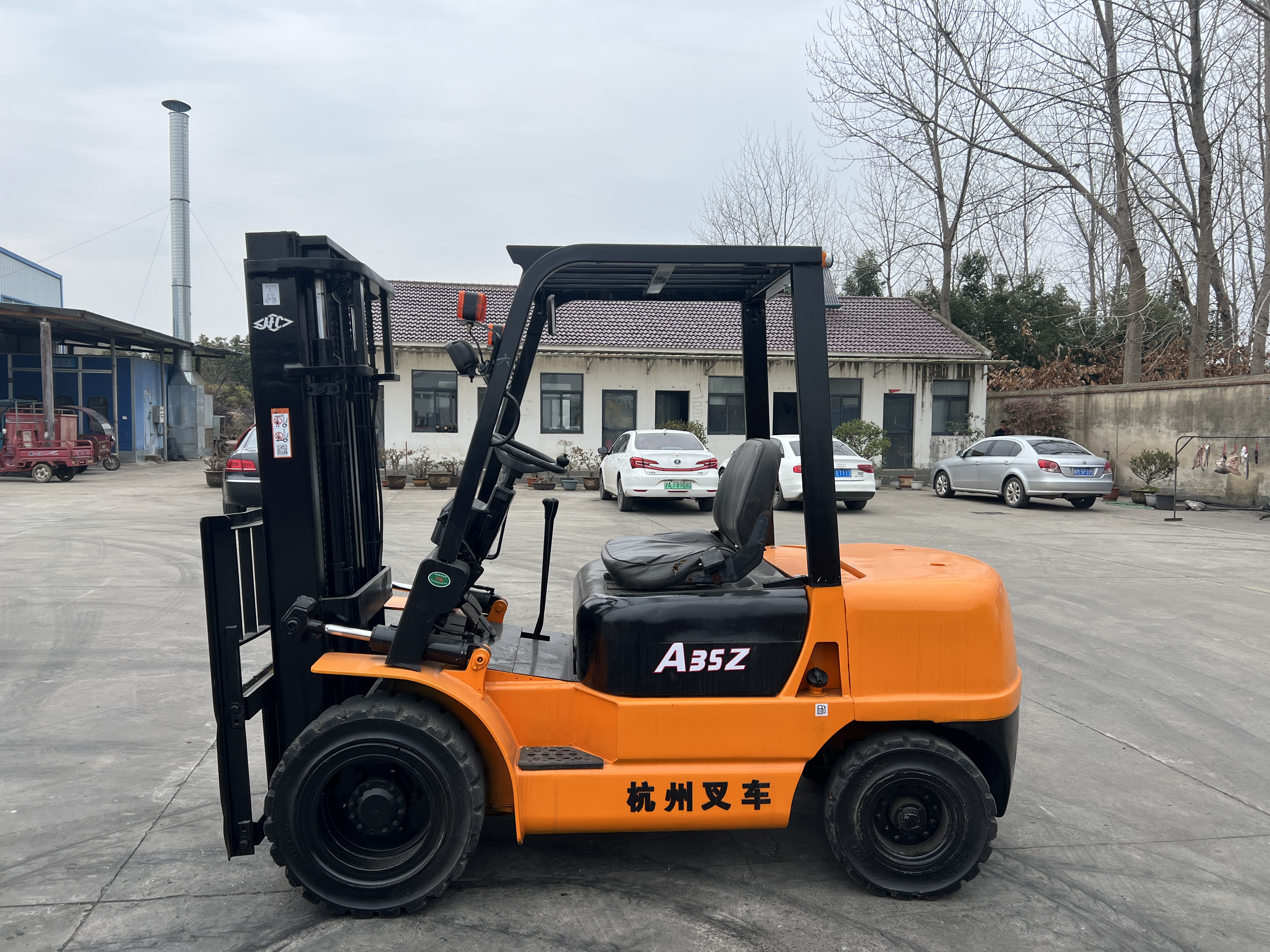 Multifunction Second Hand Fork Lift Trucks HANGCHA A35z 3.5t 4.5t 5t