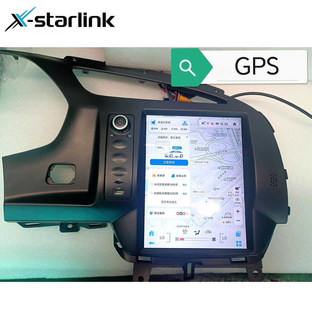 Dual System Tesla Chevrolet Corvette C7 Radio With 10.4Inch Vertical Screen GPS Carplay