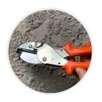 Ergonomic Plastic 3/4 Inch Trim Cap Notcher Nicker Tool bender