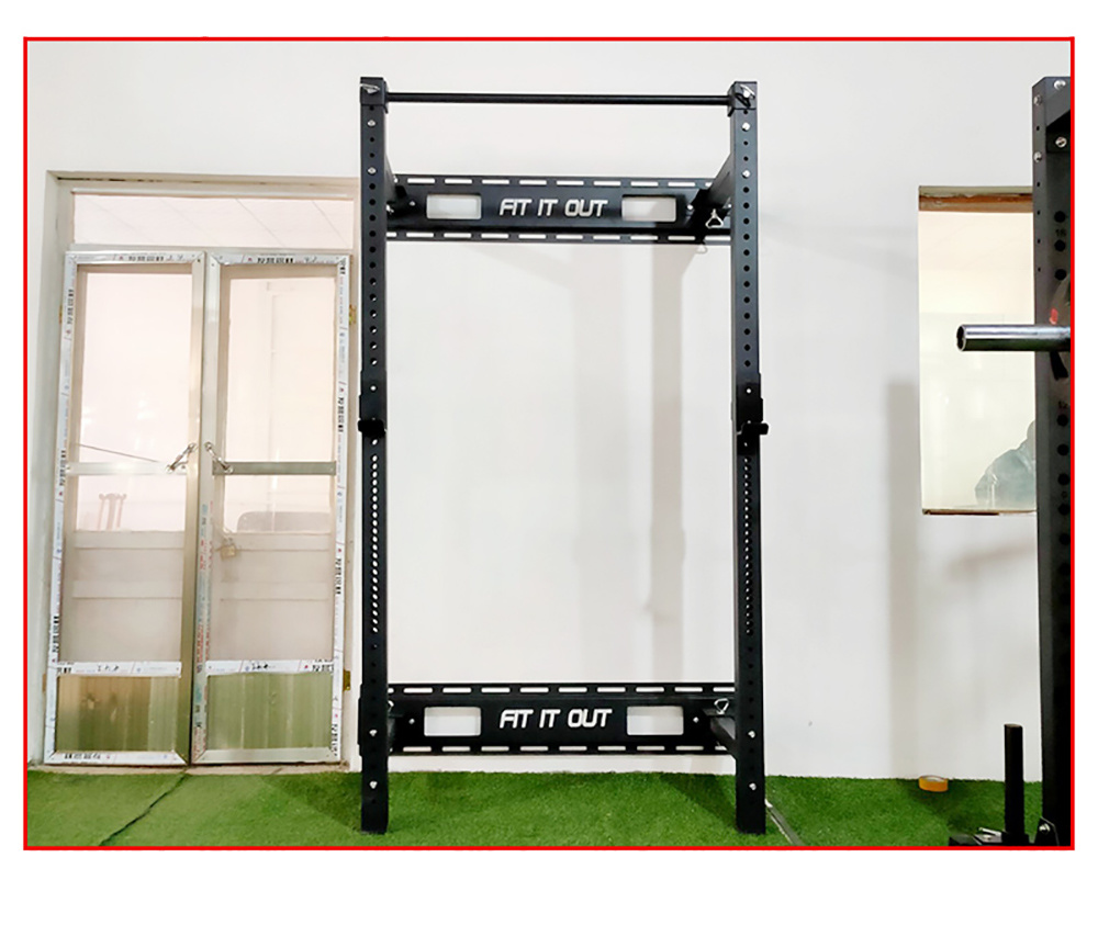 Strength Equipment Home Indoor Folding Power Racks Wall Squat Rack