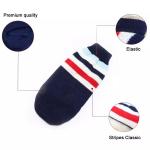 Stripe Big Dog Sweater Winter Warm Chihuahua Golden Retriever Coat Puppy Suit