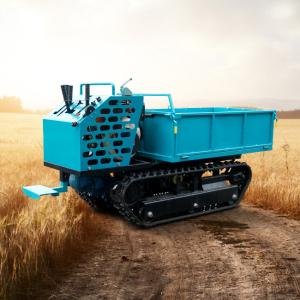 Quality New 0.8 tons Crawler Dumper Truck Diesel Portable Mobile Blue For Muddy ground wholesale