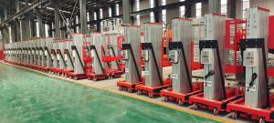 Quality First Class Lifter Aluminum Alloy Single Mast Scissor Lift wholesale