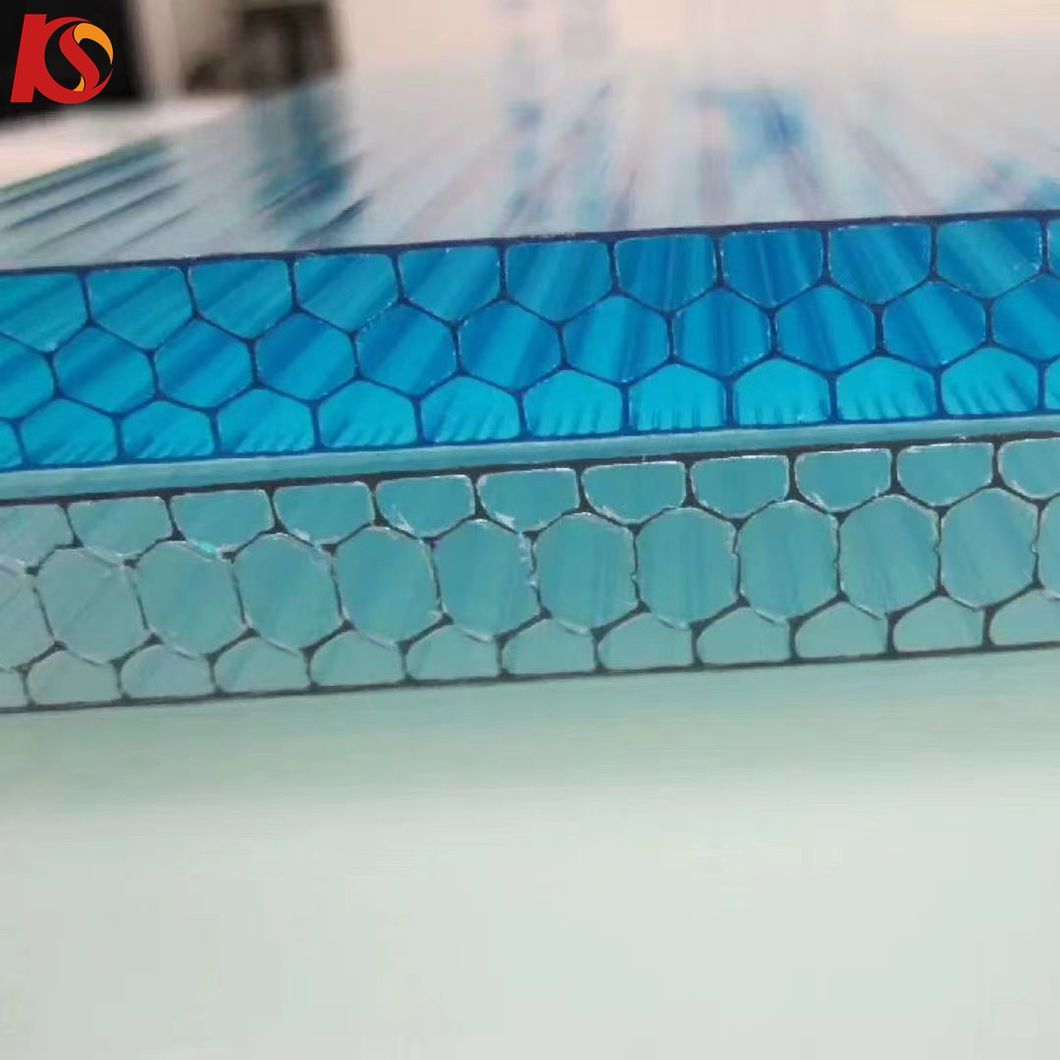 Building Material Lamina De Policarbonato PC Panel Sun Board Roof Polycarbonate Hollow Sheet for Greenhouse