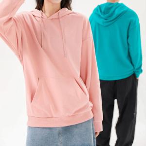 Quality Plain Dyed Organic Unisex Plain Hoodies 3XL Breathable wholesale
