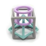 Custom Logo Geometric Food Grade Silicone Teethers Natural Non Toxic