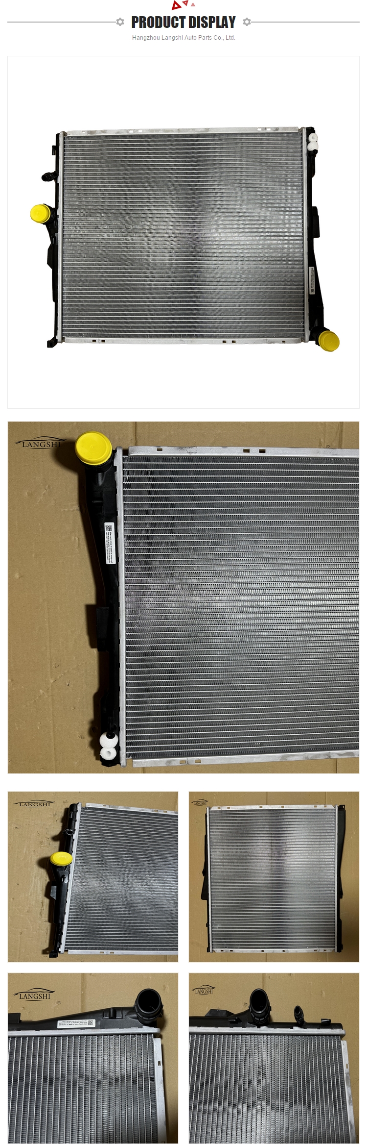 17113415693 Auto Parts Car Cooling System Engine Coolant Cooler for BMW X3 E83 03-11