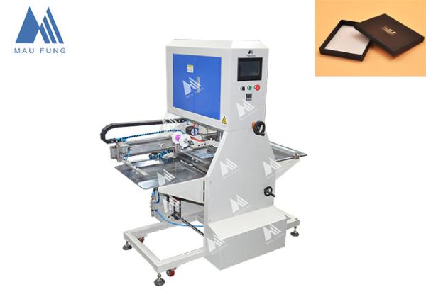 Fully Auto 35pcs/Min 50mm*150mm Rigid Box Paper Foil Embossing Rigid Box Making