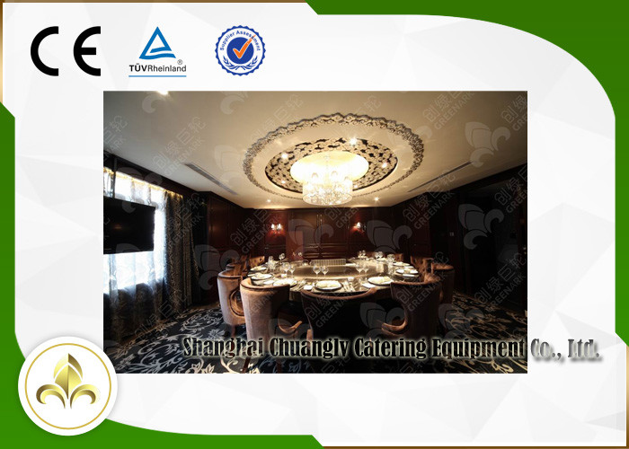Electromagnetic Induction Hibachi Grill Table With 450 * 400mm Cooking Area