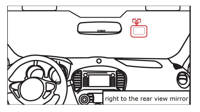 dash camera monitor installation