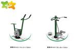 Metal Outdoor Park Exercise Equipment , Outdoor Gym Machines Easy Installation