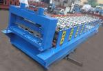 Automatic Standing Seam Metal Roof Machine , Metal Roofing Roll Former PLC