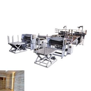 Quality Marble Stone Pvc Sheet Extrusion Line With UV Coating Max Width 1220 wholesale