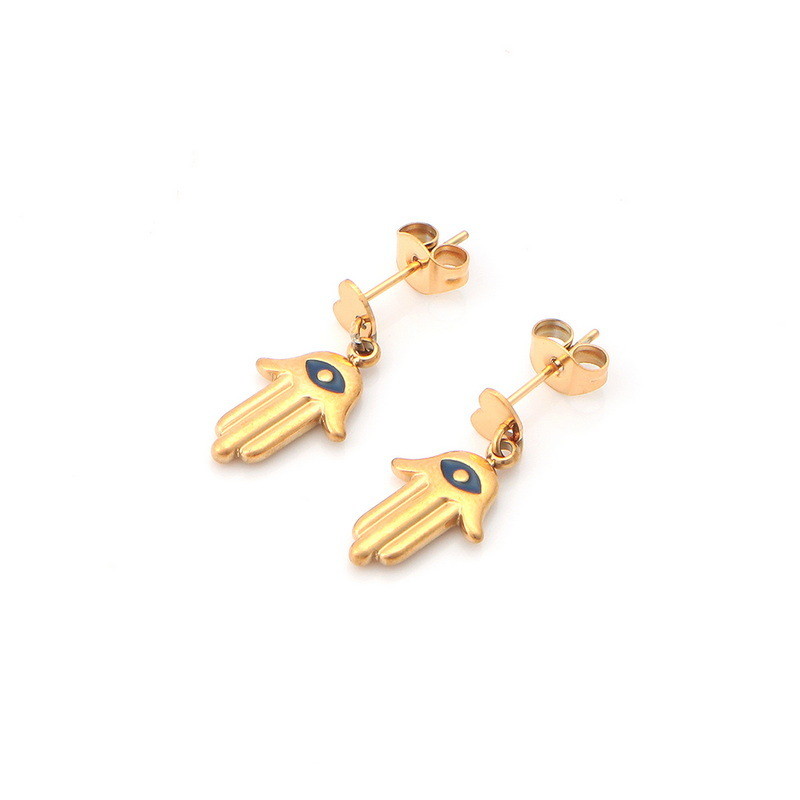 Light luxury niche high-end women's earrings with temperament and high-end design, stainless steel women's earrings new style