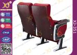 University Classroom Fabric Cover Foldable Theatre Seating With ABS Tablet