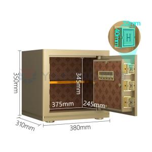 Quality Electronic Lock Luxury Office Safe Box Patented Bolts H350mm wholesale