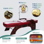 Manufacturer S Shape Chiropractic Jade Roller Massager Electric Thermal Spine