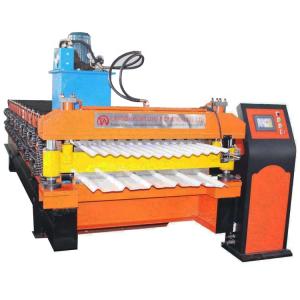 China Customizable 380v Roof Roll Forming Machine With 13/14stations Rollers on sale