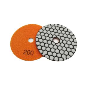 Quality Round 3000 Grit Diamond Polishing Pads 4 Inches 2.2mm - 2.6mm Thickness wholesale