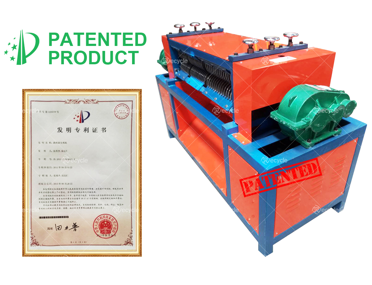 Customized Best Copper Aluminum Radiator Separating Machine for Waste Air Conditioner
