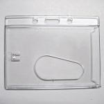 Retractable Rigid Plastic Pvc Badge Holder For Name Card , Silk Printing