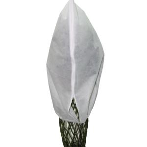 Quality Biodegardable Agriculture Non Woven Cover Garden Frost Fleece Protective Plant Cover With Drawstring wholesale