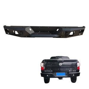 Quality NP300 Body Parts Black Steel Front Bumper and Rear Bumper for Nissan Navara wholesale