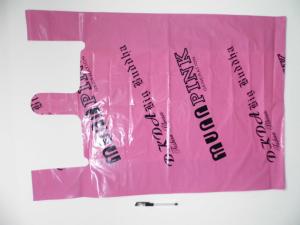 Quality Recycled LDPE Custom Printed Shopping Bags For Garment Underwear wholesale
