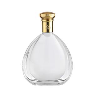Quality Carved Glass XO Bottles 500ml Glass Bottle Vodka Brandy Whiskey Decanter with Stopper wholesale