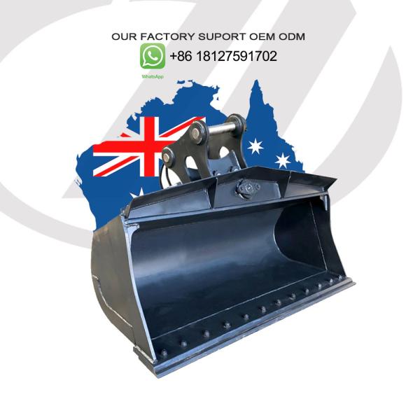 Tilting Mud Bucket Tilt Excavator Bucket Width 1200mm With Double Hydraulic