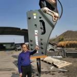 Alloy 50-60Ton Excavator Hammer Hydraulic Rock Breaker for Core Components