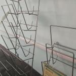 Book Magazine Wire Display Rack Fixed Hanger L*W*H 450*400*1000 Size