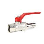 Nickel Chrome Plated Brass Gas Ball Valve 3/4 inch wear resisting