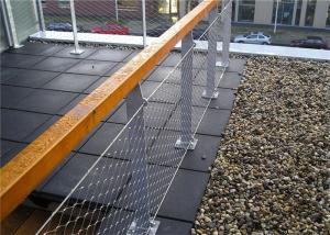 Quality High Tensile Stair Railing Stainless Steel Ferrule Rope Mesh For Guard Rail Fence wholesale
