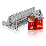 Fridge Freezer Grocery Store Cold Beverage Cans Gravity Feed Roller Shelf