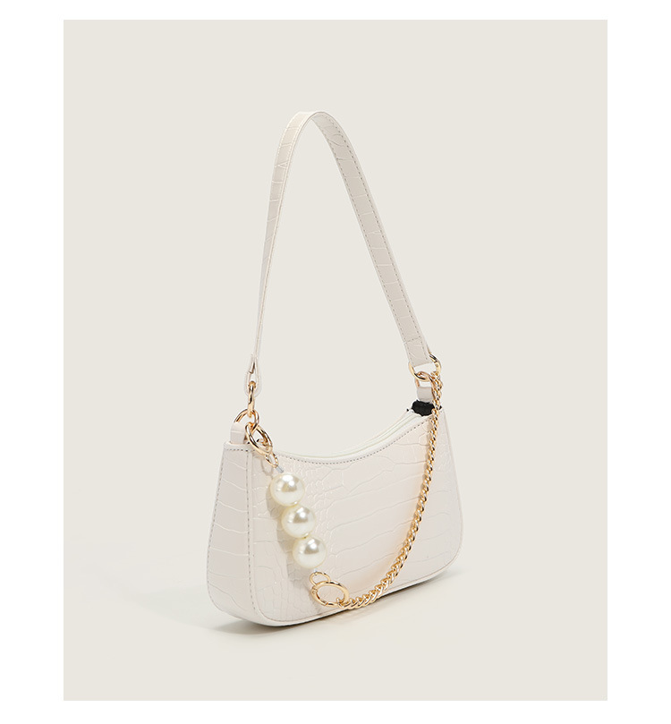 Chains Decoration Vegan Leather Women's Shoulder Purses Handbags for Everyday Wear