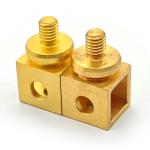 Automotive Custom Made CNC Parts Polishing Turned Brass Components High
