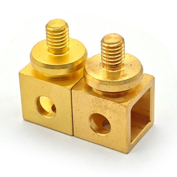 Automotive Custom Made CNC Parts Polishing Turned Brass Components High