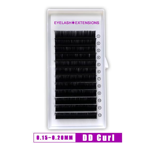 Soft Feeling Russian Extension Lashes , 0 . 15 - 0 . 2mm Russian Volume Mink