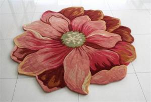Quality Handmade Lucky Flower Acrylic Home Rug wholesale