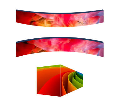 P3 P4 P5 P6 Lightweight Indoor Led Display Screen For Stage