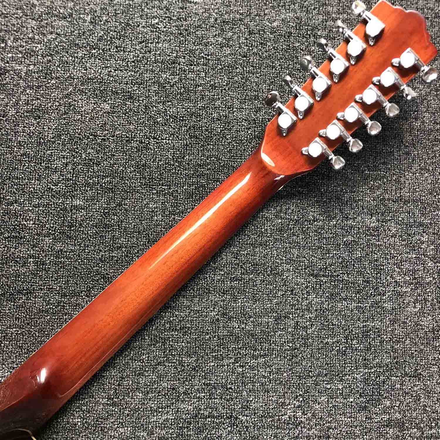 Custom 12 Strings D Body Solid Cedar Top Rosewood Back Side Guilds Acoustic Electric Guitar