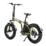 20 Inch Fat Tire Electric City Bike 48V 13Ah Lithium Battery 7 Speed Foldable