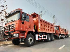 China SHACMAN Heavy Duty  Tipper Truck F3000 6x4 375Hp EuroV Orange on sale