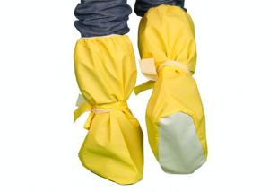Quality Microporous Anti Slip Disposable Bootie Covers Convenient Portable With PVC Sole wholesale