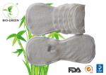 Waterproof Charcoal Bamboo Inserts , Soft Breathable Bamboo Diaper Inserts