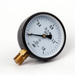 Y100 1/4" NPT Differential Pressure Gauge Overload Protection