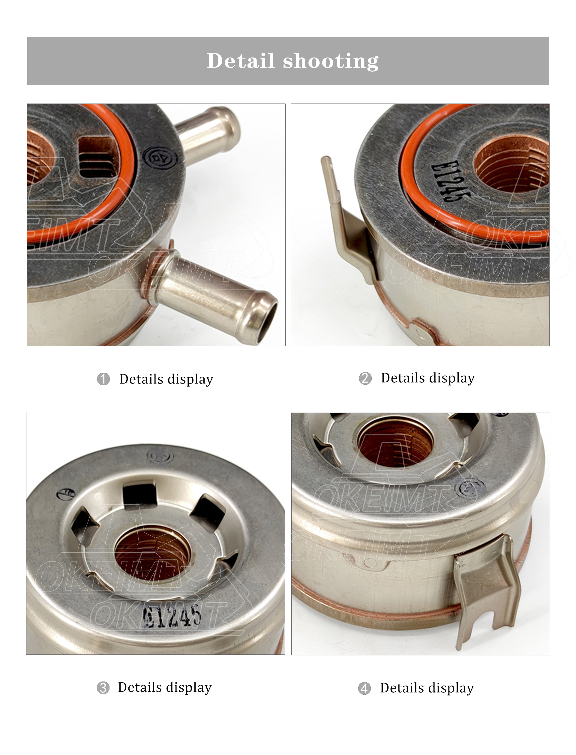 B3.3 Oil Cooler Core Diesel Oil Cooler 4982639 Special Design For Excavator